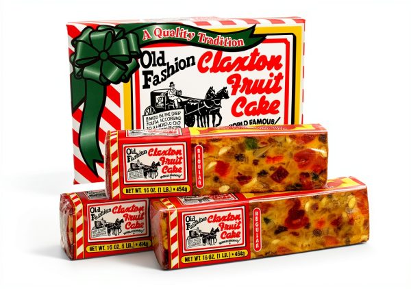 Claxton Fruit Cake Classic Holiday Fruitcake 16 Ounce Pack of 5-0