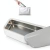 IELJYEQ Ultrasonic Jewelry Cleaner 49kHz 22oz Stainless Steel Portable-4
