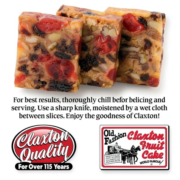 Claxton Fruit Cake Classic Holiday Fruitcake 16 Ounce Pack of 5-3