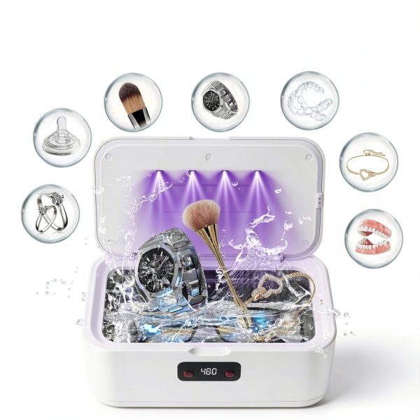 snawowo Ultrasonic Jewelry Cleaner A7 800ml Stainless Steel-4