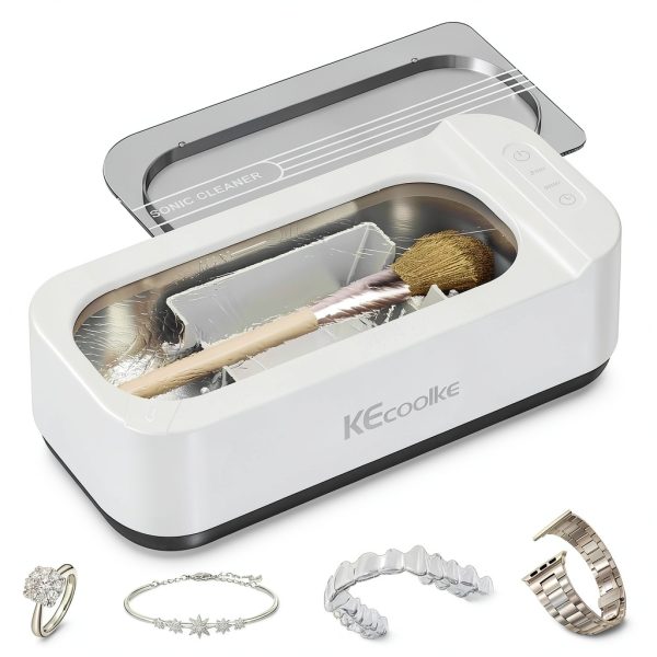 KECOOLKE Ultrasonic Cleaner SU-707A 400ml for Jewelry Glasses Watches-0
