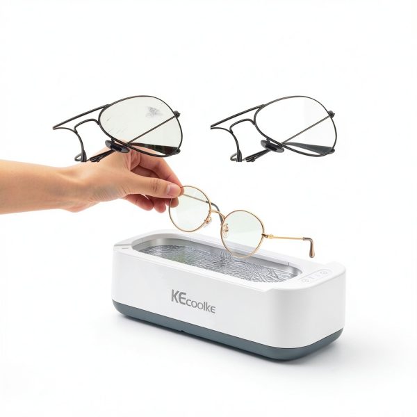 KECOOLKE Ultrasonic Cleaner SU-707A 400ml for Jewelry Glasses Watches-1