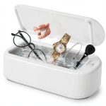 Qenbx Ultrasonic Jewelry Cleaner 640ml with 2 Time Modes-0