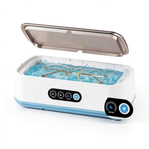 Blazeavian 49kHz Ultrasonic Jewelry Cleaner 650ml Stainless Steel-3