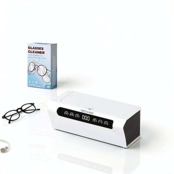 Ultrasonic Glasses Cleaner VISOCUVEX SJ-W1 35W with 16.9oz Tank-7
