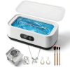 MDZYSJ Ultrasonic Jewelry Cleaner CSB024-1 20oz Steel Watch Holder-0