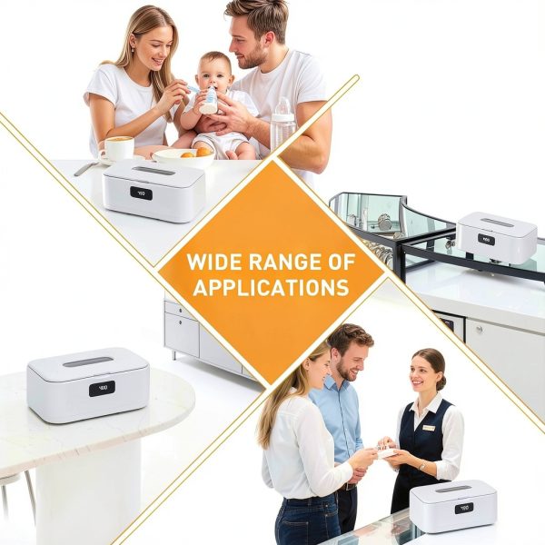 snawowo Ultrasonic Jewelry Cleaner A7 800ml Stainless Steel-7