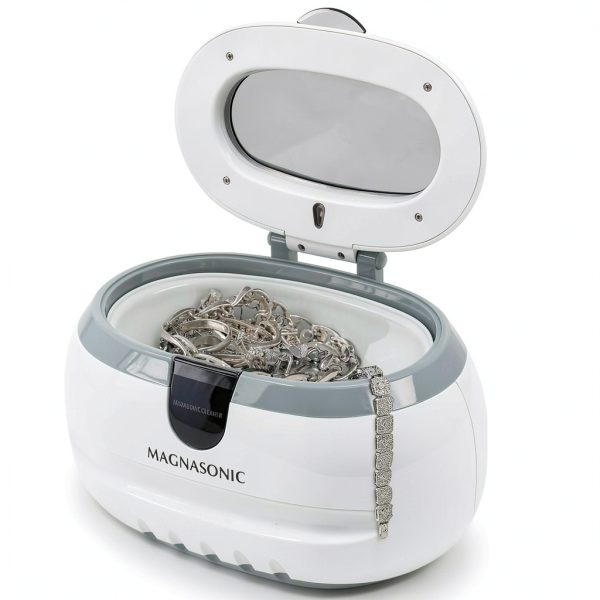 Ultrasonic Jewelry Cleaner Magnasonic FBA_CD2800 20oz 3 Minute Cycle-0