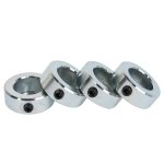 Jeremywell Shaft Collar Zinc Plated Half Inch Set Screw Secure Fit-0