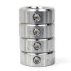 Jeremywell 3/4" Bore Stainless Steel Shaft Collar Screw OD 1-1/4" 4pcs-5