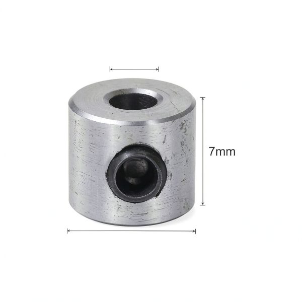 uxcell 10pcs Set Screw Collars 3mm Bore Stainless Steel Shaft Collars, 8mm OD, 7mm Width, Landing Gear Stopper Wheel Collar-1
