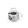 MECCANIXITY 2Pcs Shaft Collar 8mm Bore Single Split 304 Stainless Steel Clamping Shaft Collars for Industrial Automation Conveyor Belt Systems-1