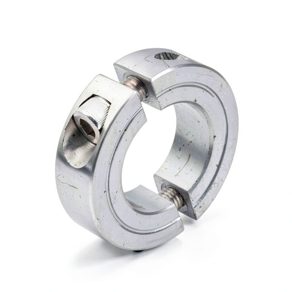 uxcell 4pcs Double Split Clamp-On Shaft Collar Aluminum Alloy-2
