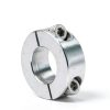 uxcell Double Split Shaft Collar 2pcs 20mm/40mm 304 Stainless Steel-2