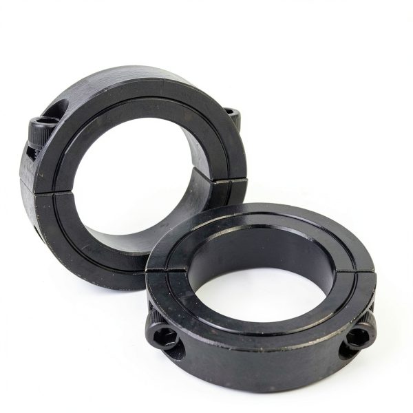 Jeremywell 1-3/4" Bore Double Split Set Screw Shaft Collar OD 2-3/4" Width 11/16" (2 PCS)-1