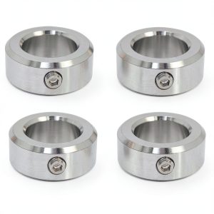 Jeremywell 3/4" Bore Stainless Steel Shaft Collar Screw OD 1-1/4" 4pcs-0