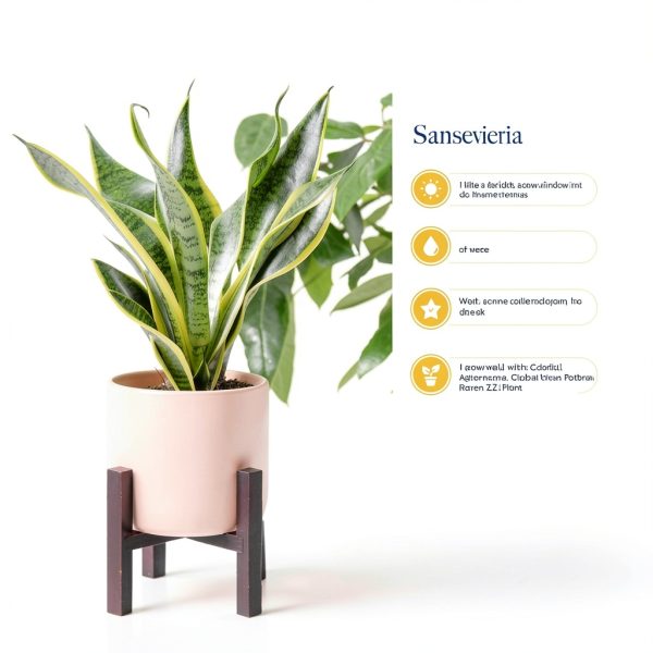 Costa Farms Snake Plant Live Indoor Houseplant, Air Purifying-3